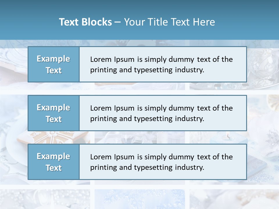 Gold Tasty Christmas PowerPoint Template