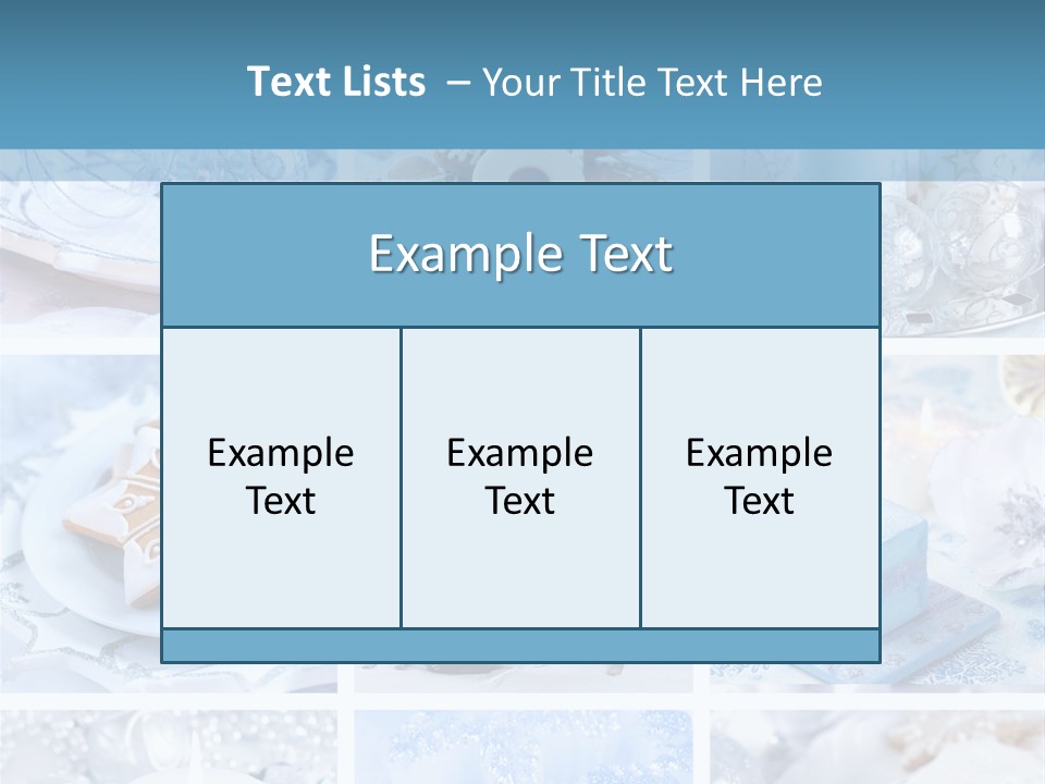 Gold Tasty Christmas PowerPoint Template
