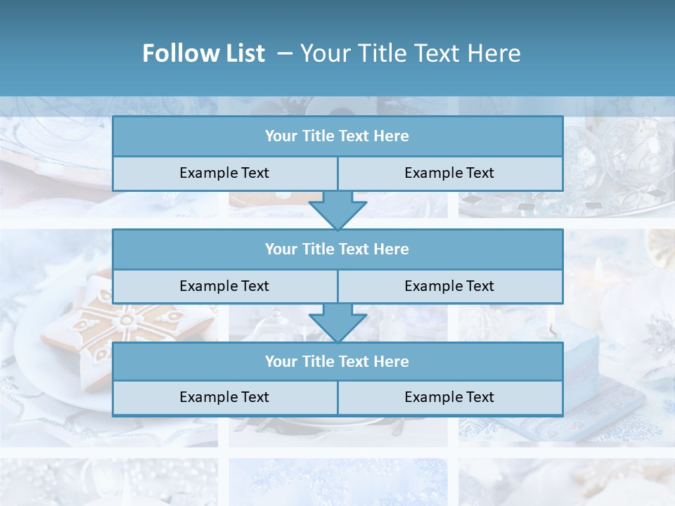 Gold Tasty Christmas PowerPoint Template