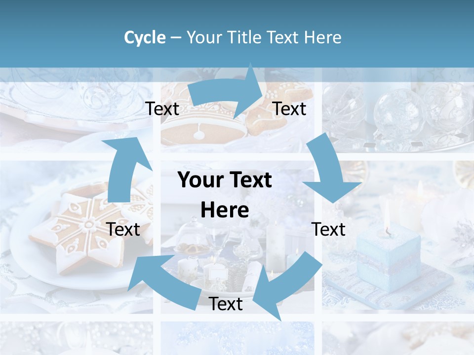 Gold Tasty Christmas PowerPoint Template