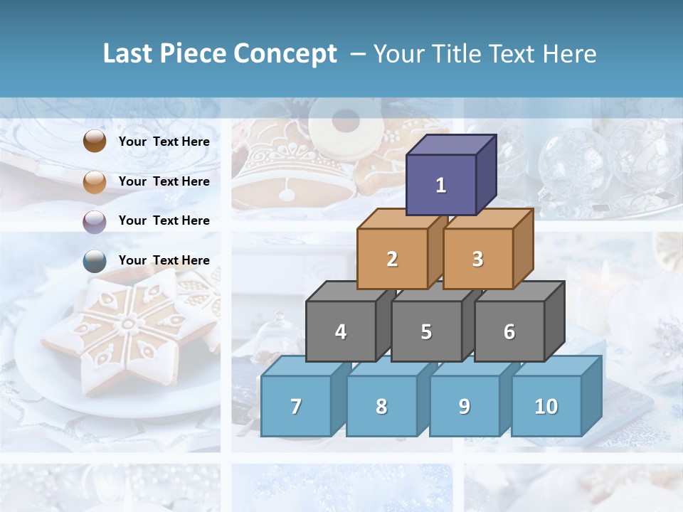 Gold Tasty Christmas PowerPoint Template