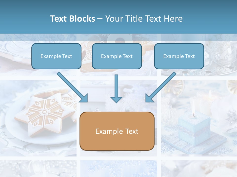 Gold Tasty Christmas PowerPoint Template