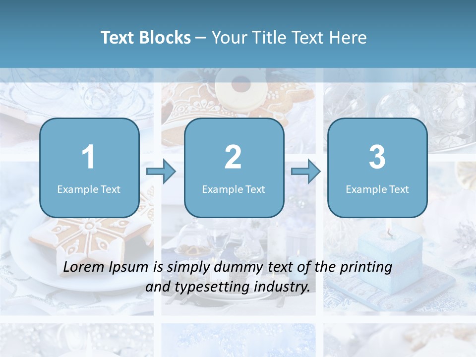 Gold Tasty Christmas PowerPoint Template
