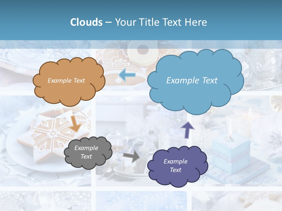 Gold Tasty Christmas PowerPoint Template