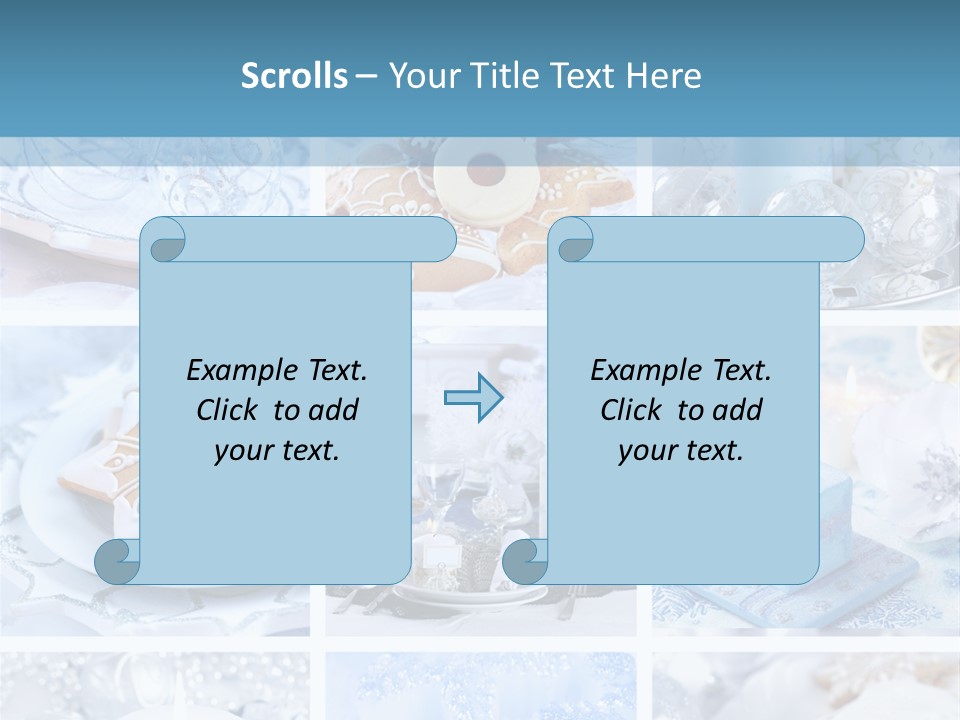 Gold Tasty Christmas PowerPoint Template