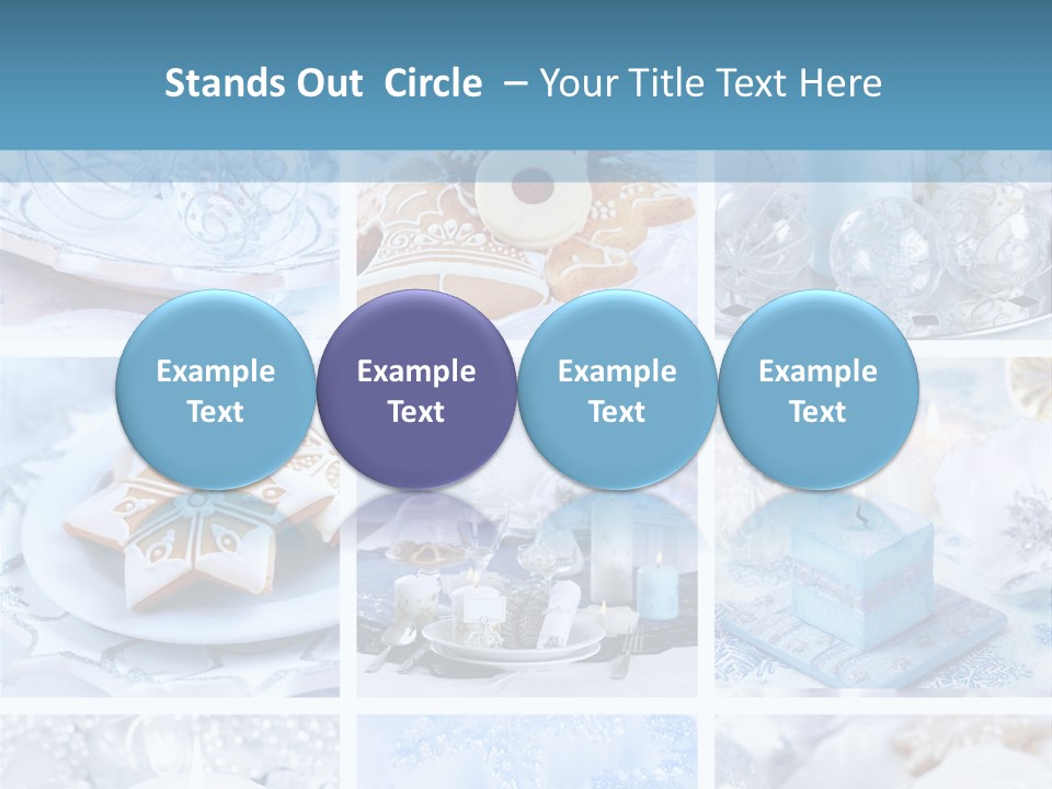 Gold Tasty Christmas PowerPoint Template