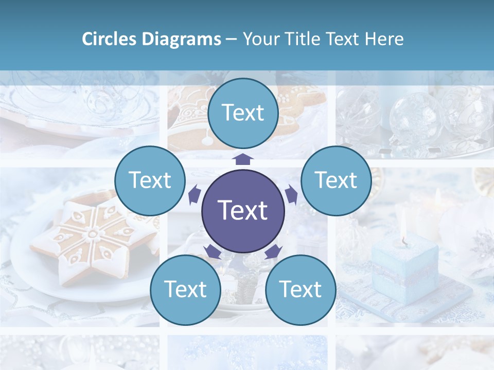 Gold Tasty Christmas PowerPoint Template