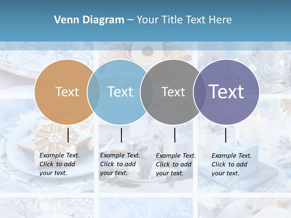 Gold Tasty Christmas PowerPoint Template