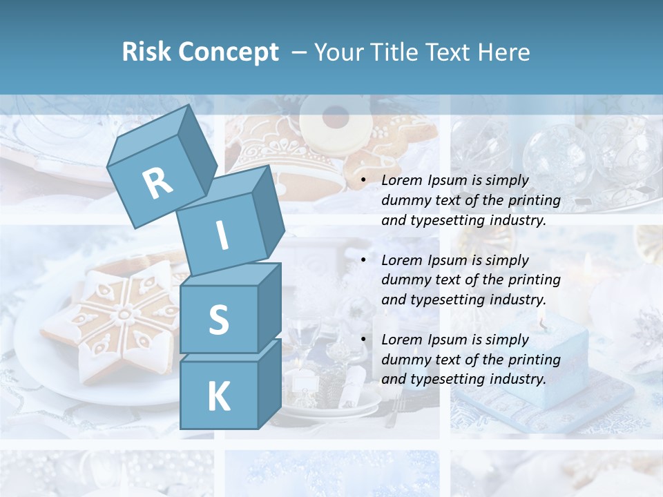 Gold Tasty Christmas PowerPoint Template