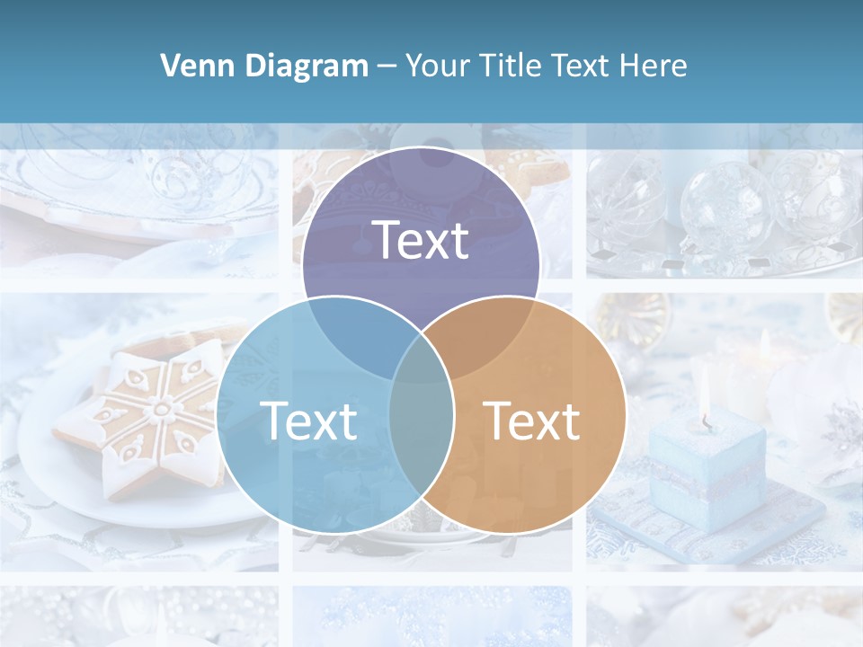 Gold Tasty Christmas PowerPoint Template