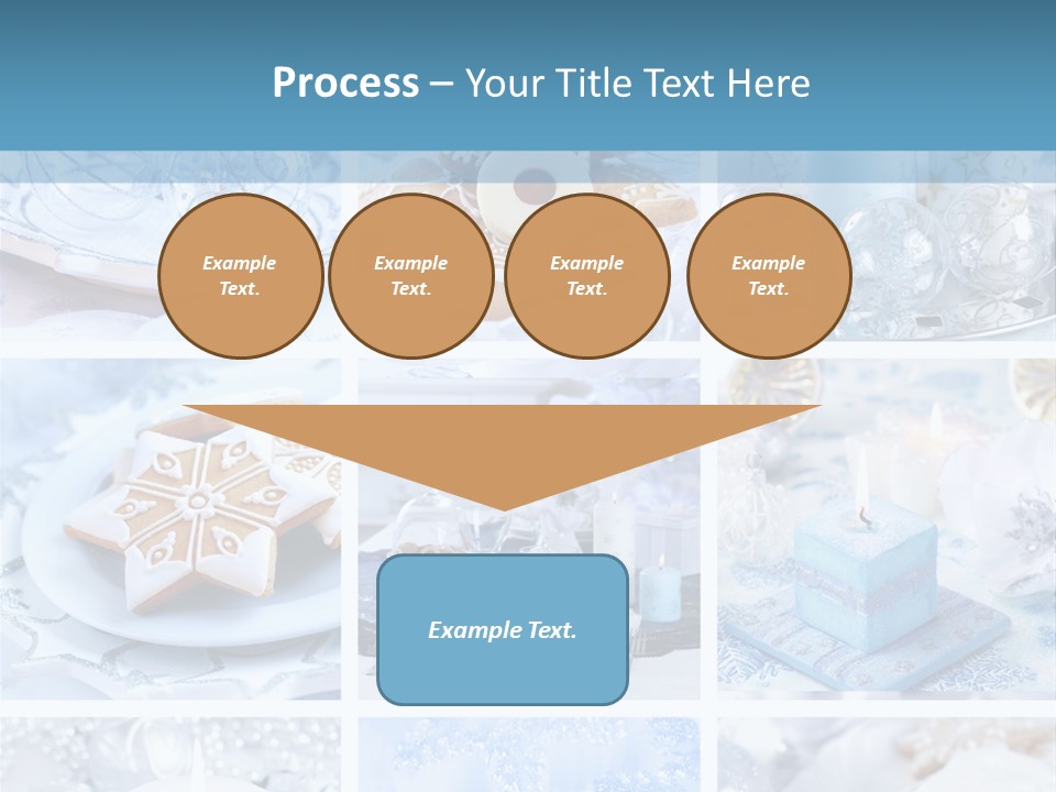 Gold Tasty Christmas PowerPoint Template