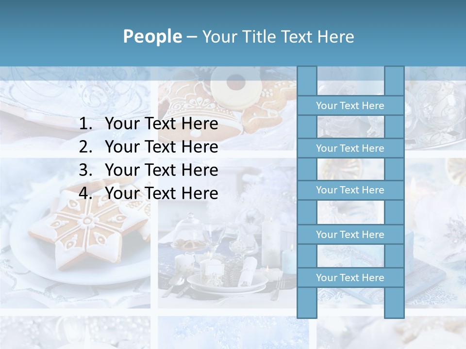 Gold Tasty Christmas PowerPoint Template