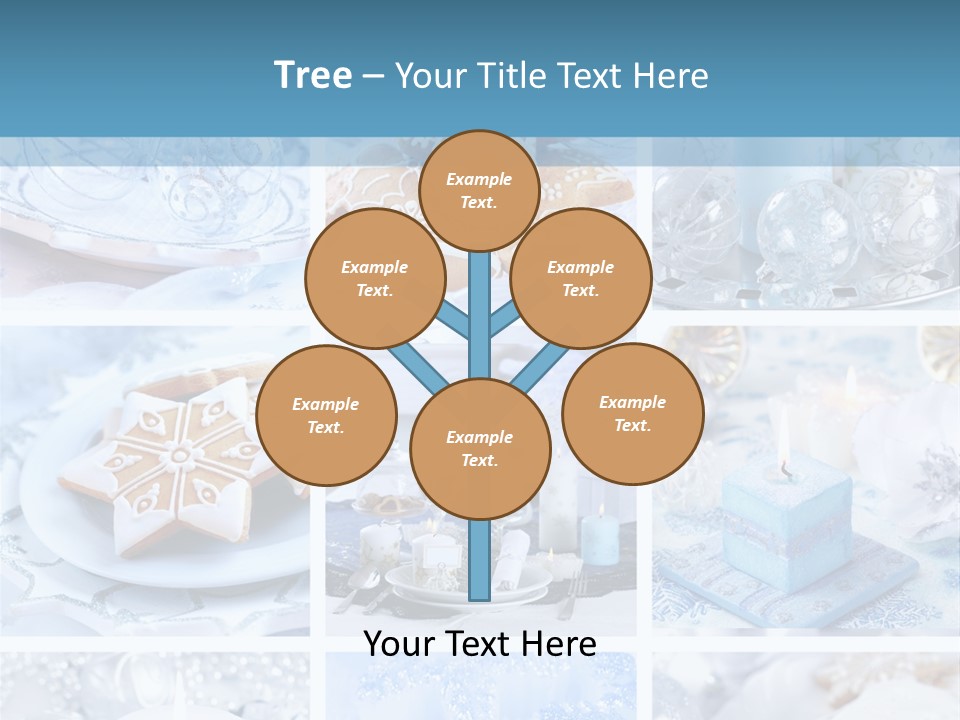 Gold Tasty Christmas PowerPoint Template