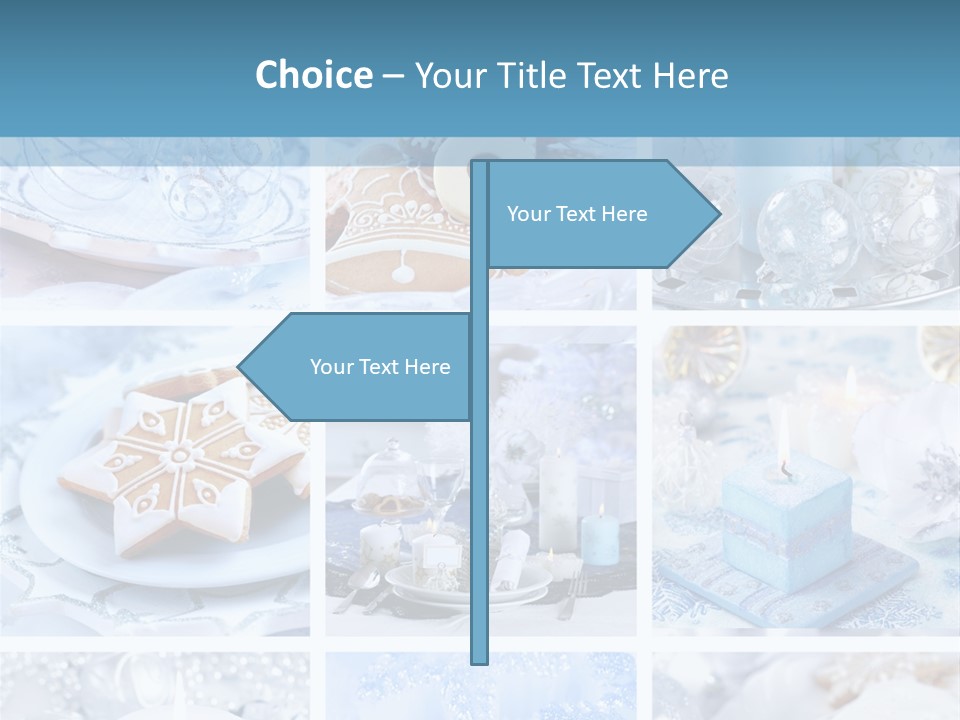 Gold Tasty Christmas PowerPoint Template