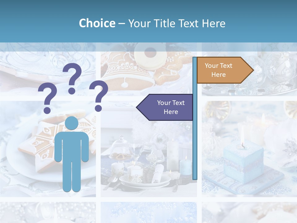 Gold Tasty Christmas PowerPoint Template