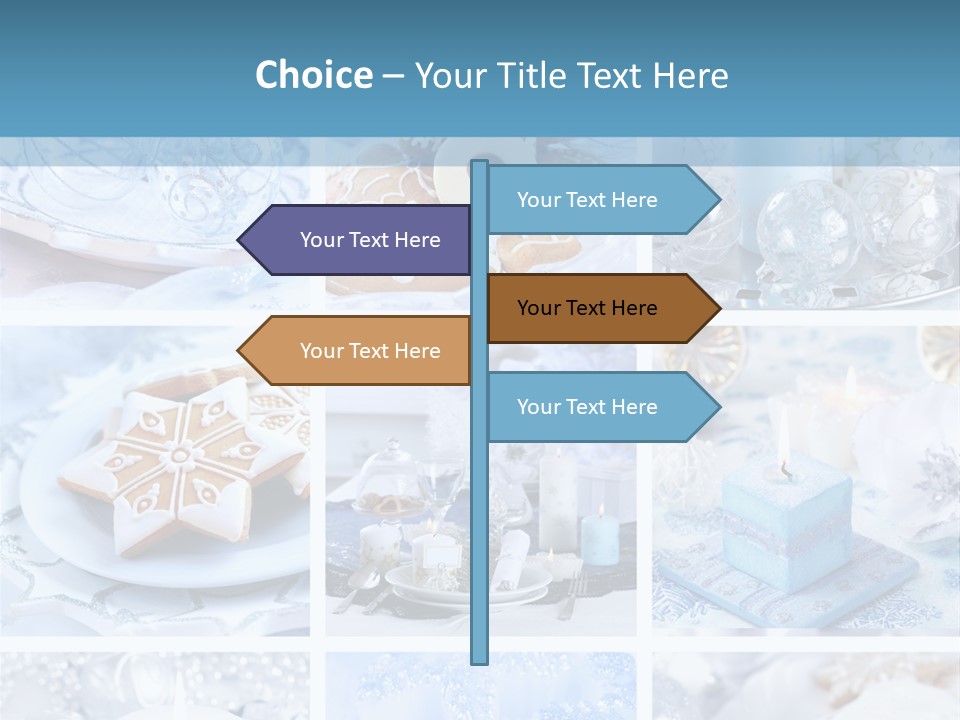 Gold Tasty Christmas PowerPoint Template