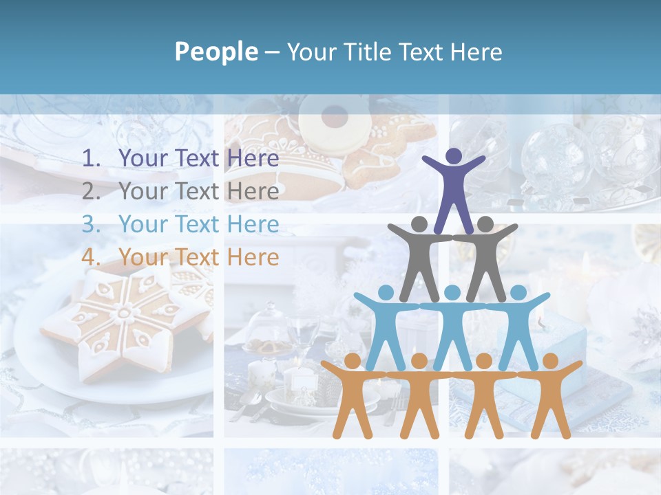 Gold Tasty Christmas PowerPoint Template