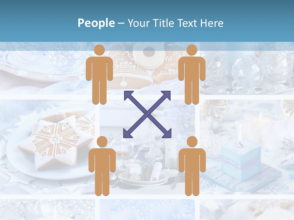 Gold Tasty Christmas PowerPoint Template