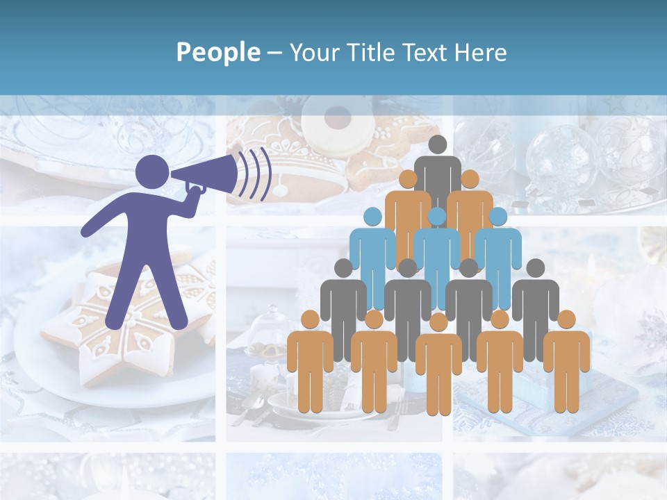 Gold Tasty Christmas PowerPoint Template