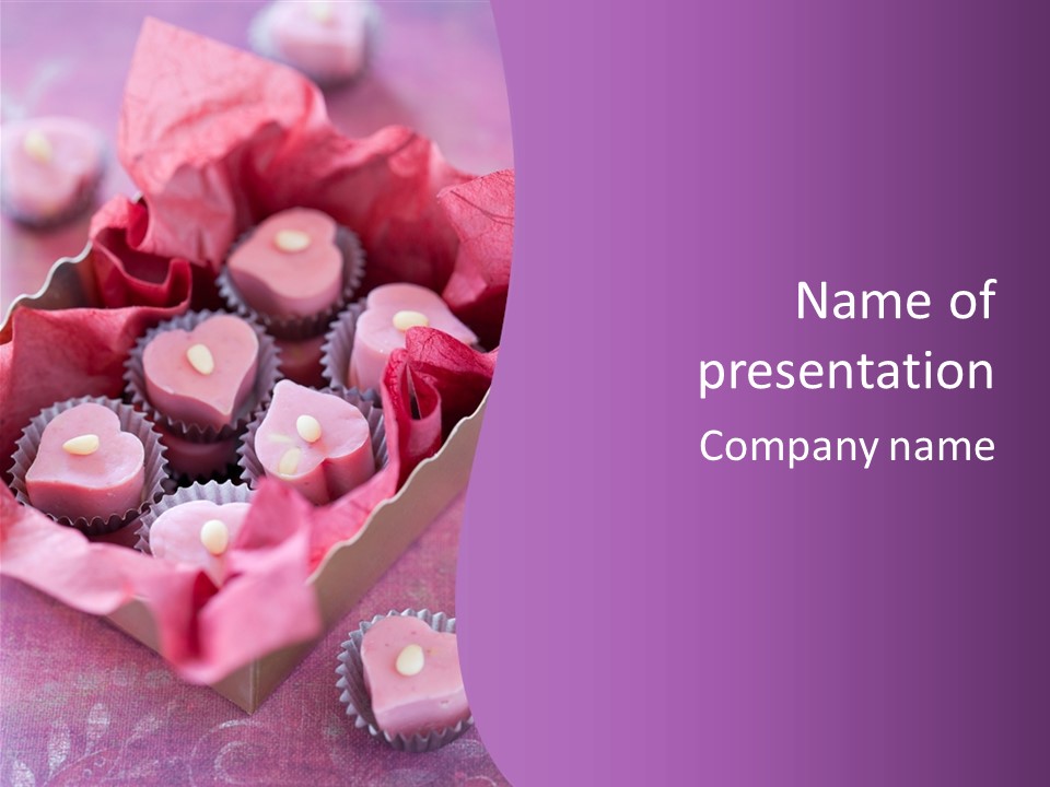 Sweets Chocolate Bonbon PowerPoint Template