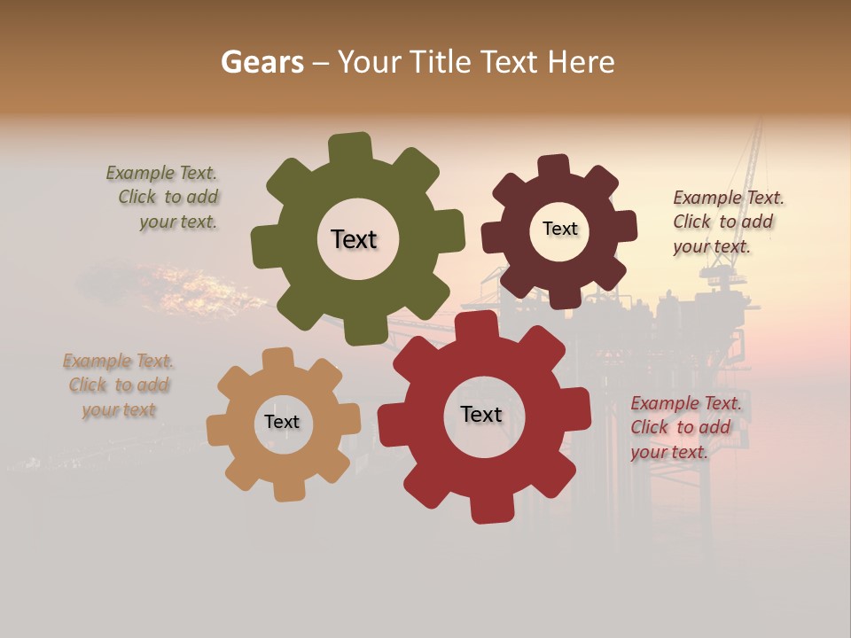 Derrick Harbour Auto PowerPoint Template