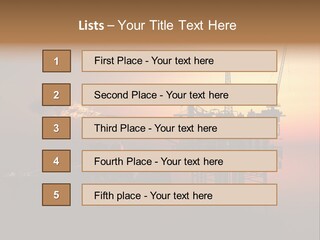 Derrick Harbour Auto PowerPoint Template