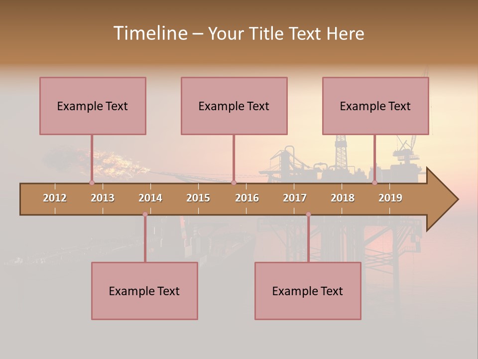 Derrick Harbour Auto PowerPoint Template
