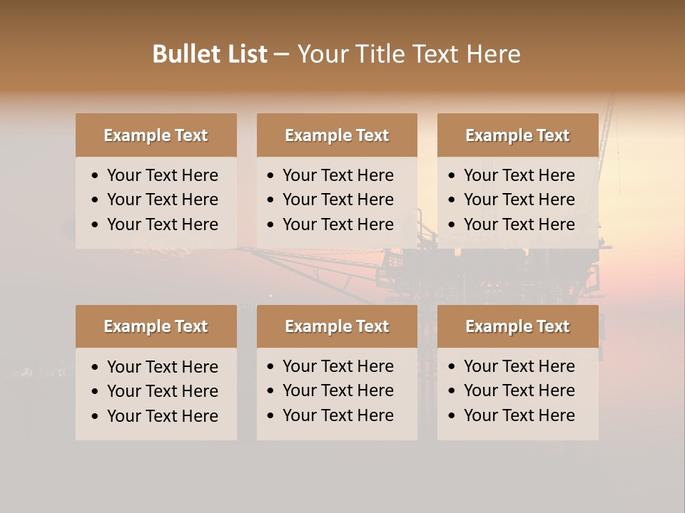 Derrick Harbour Auto PowerPoint Template