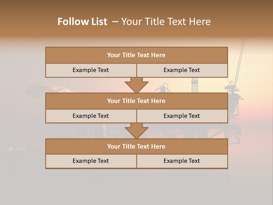 Derrick Harbour Auto PowerPoint Template