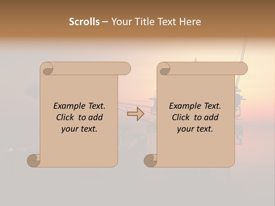 Derrick Harbour Auto PowerPoint Template