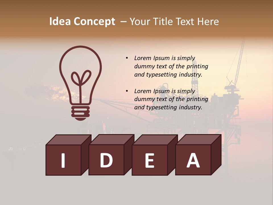 Derrick Harbour Auto PowerPoint Template