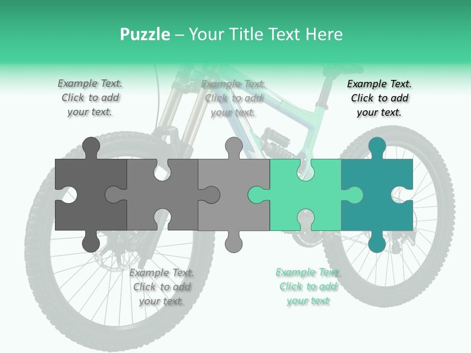 Brake Pedal Bike PowerPoint Template