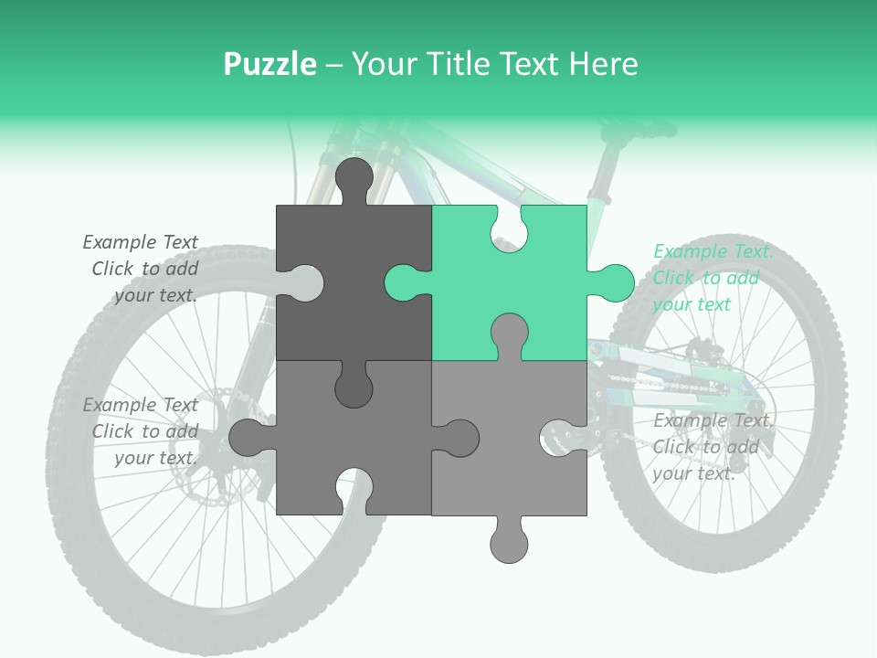 Brake Pedal Bike PowerPoint Template
