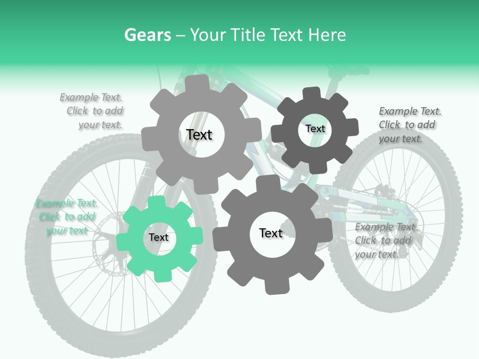 Brake Pedal Bike PowerPoint Template