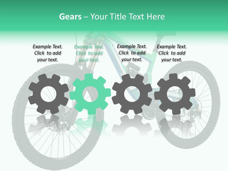Brake Pedal Bike PowerPoint Template