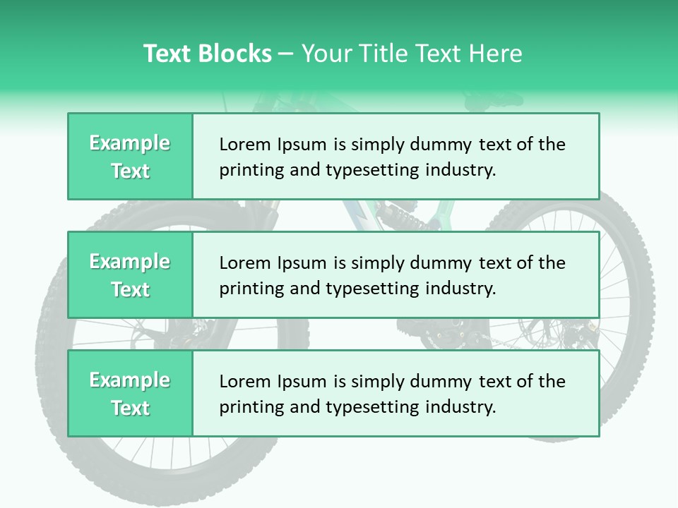 Brake Pedal Bike PowerPoint Template