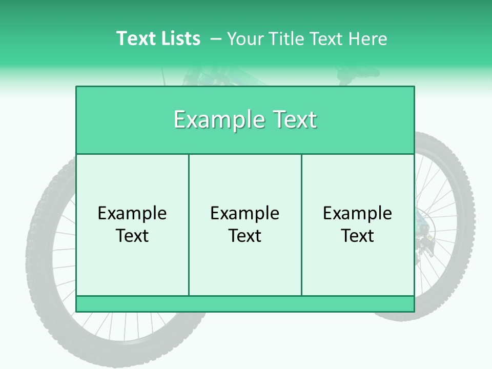 Brake Pedal Bike PowerPoint Template