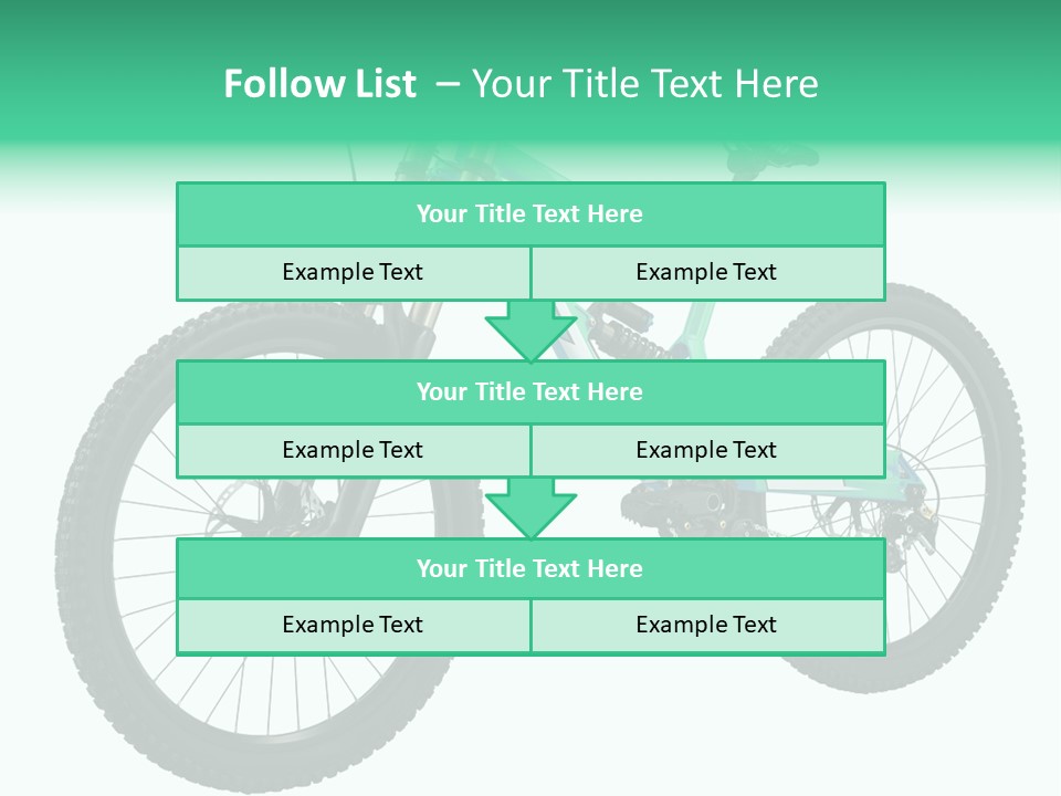 Brake Pedal Bike PowerPoint Template