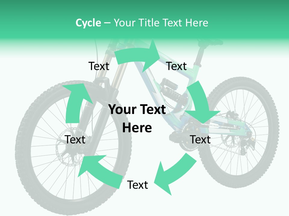 Brake Pedal Bike PowerPoint Template