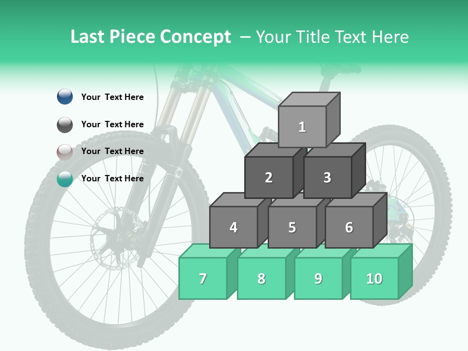Brake Pedal Bike PowerPoint Template