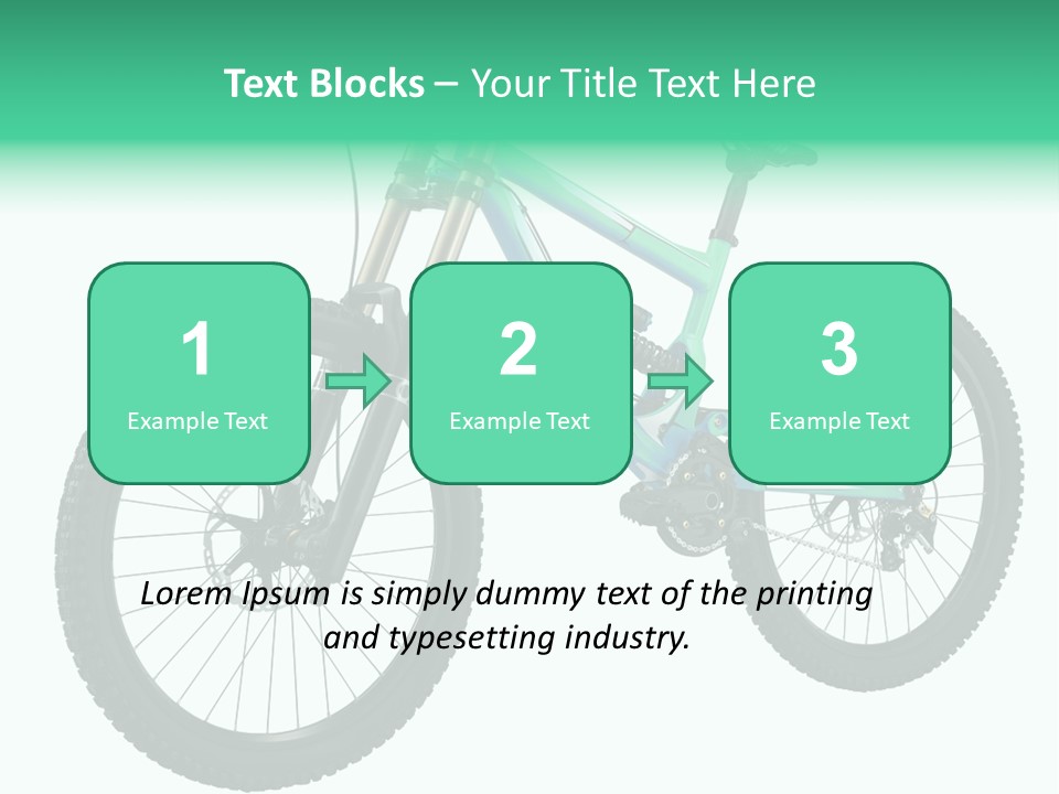 Brake Pedal Bike PowerPoint Template
