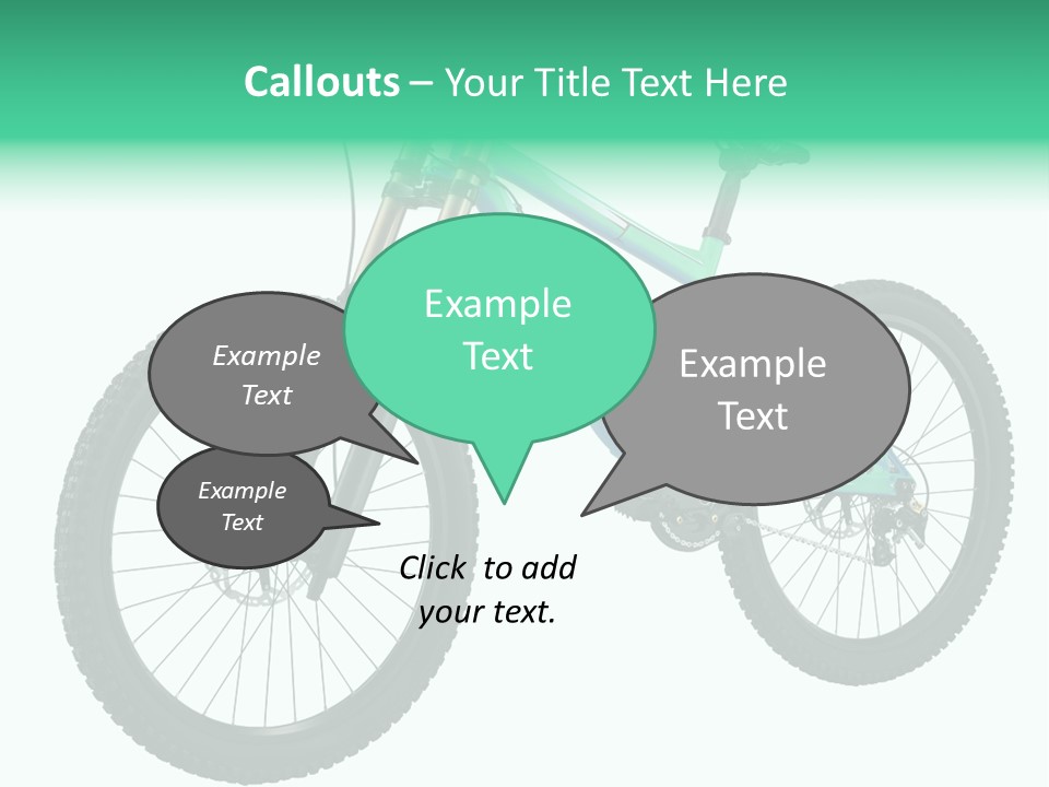 Brake Pedal Bike PowerPoint Template