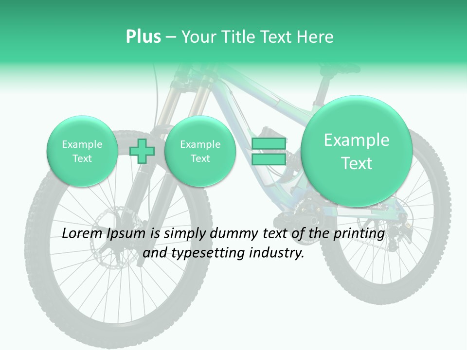 Brake Pedal Bike PowerPoint Template