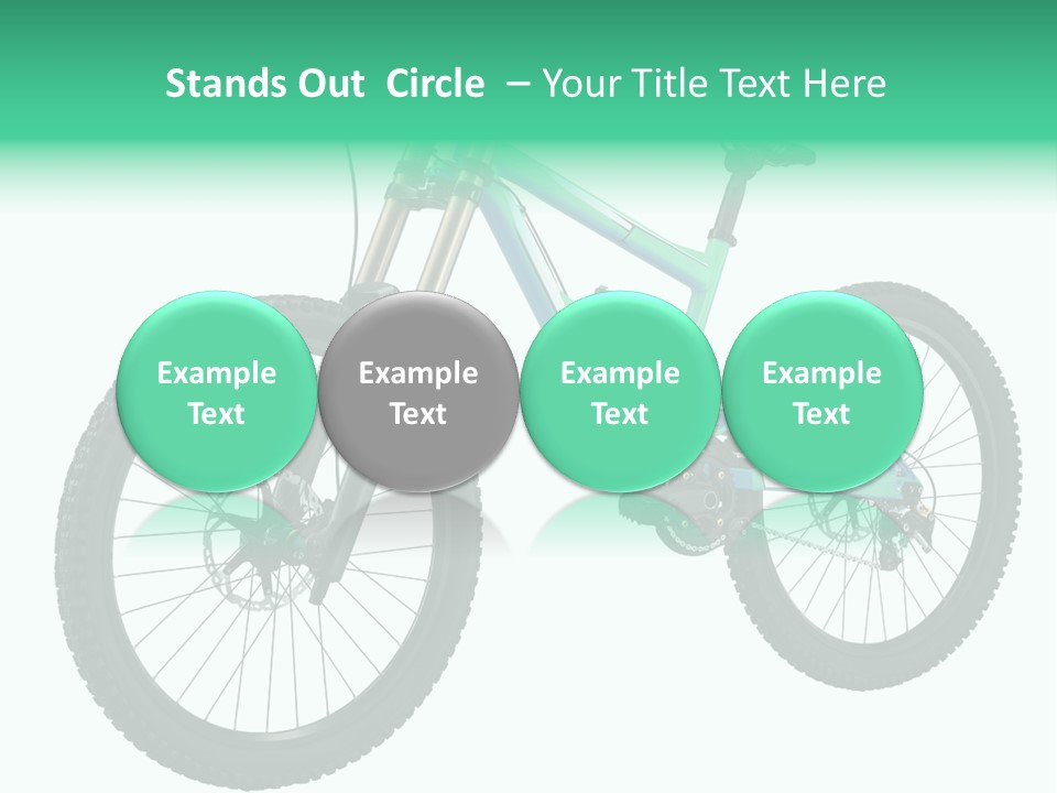 Brake Pedal Bike PowerPoint Template
