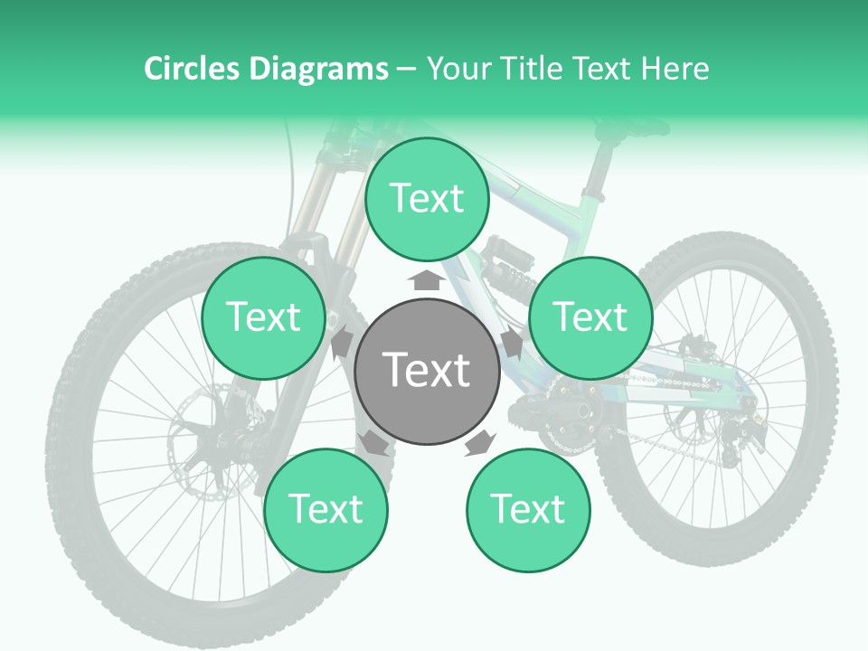 Brake Pedal Bike PowerPoint Template