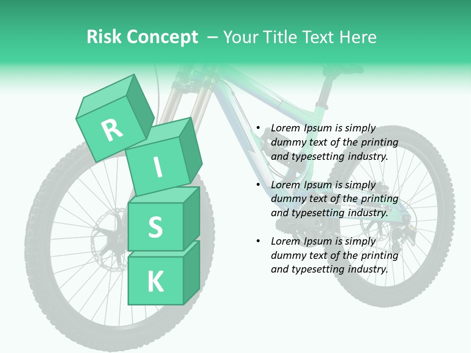 Brake Pedal Bike PowerPoint Template