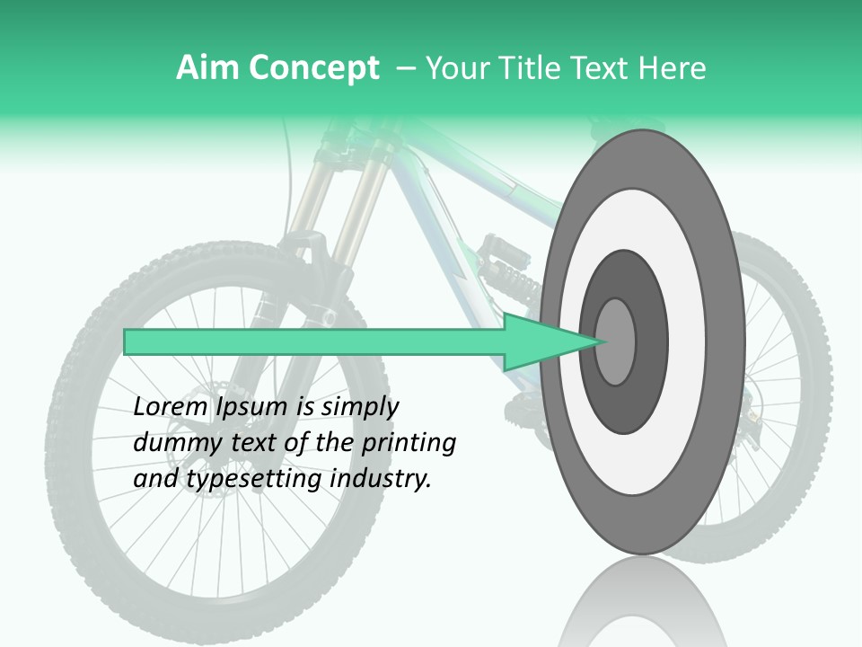 Brake Pedal Bike PowerPoint Template