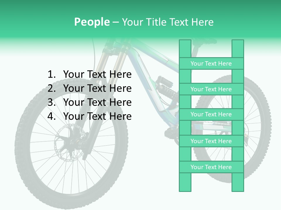Brake Pedal Bike PowerPoint Template