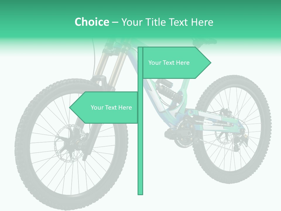 Brake Pedal Bike PowerPoint Template