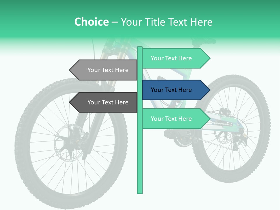 Brake Pedal Bike PowerPoint Template